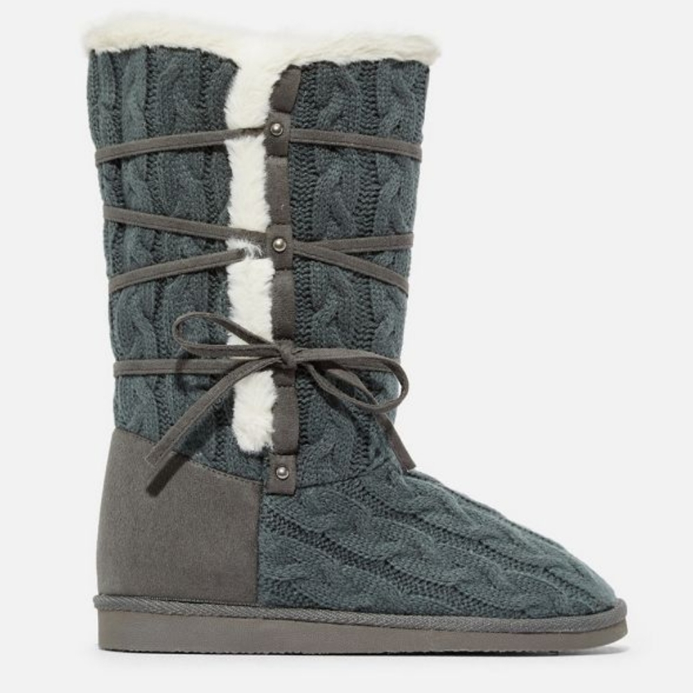 New Thea Sweater Fuzzie Boots